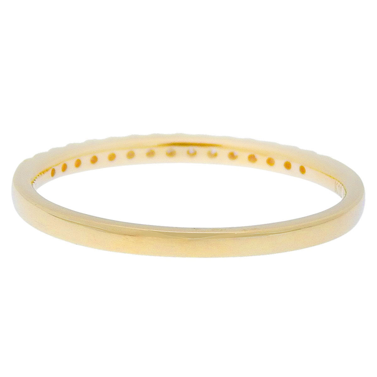 Half Eternity Ring D0.13 Yellow Gold K10YG Size 10.5 (50.5) 1.0g