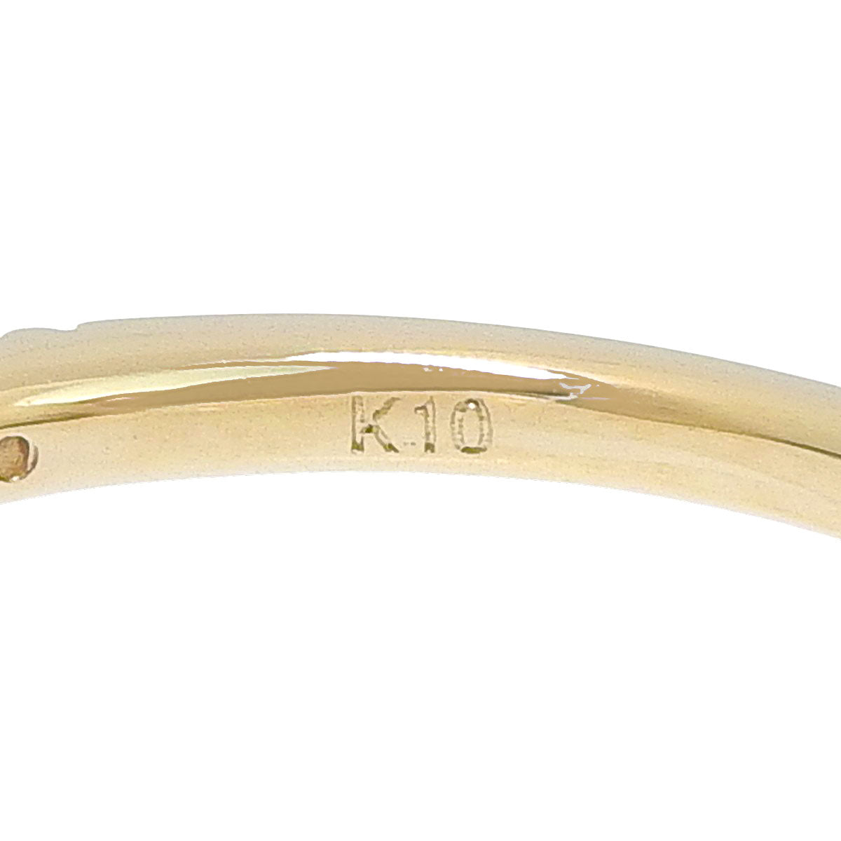 Half Eternity Ring D0.13 Yellow Gold K10YG Size 10.5 (50.5) 1.0g