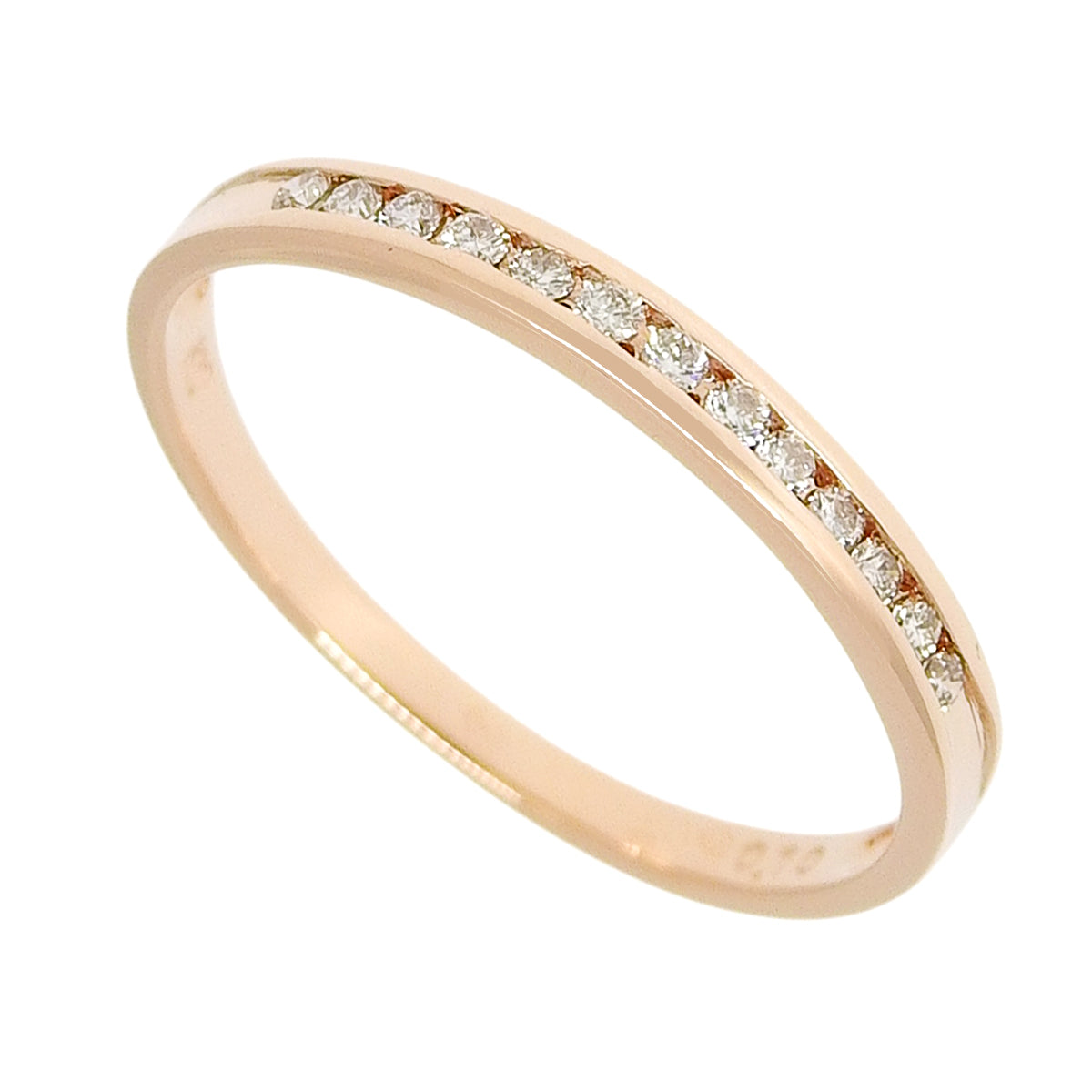 ダイヤモンド リング D0.10 K10PG 0.9g