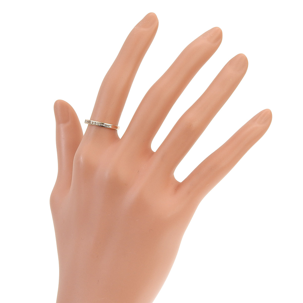 Diamond Ring D0.10 K10PG 0.9g