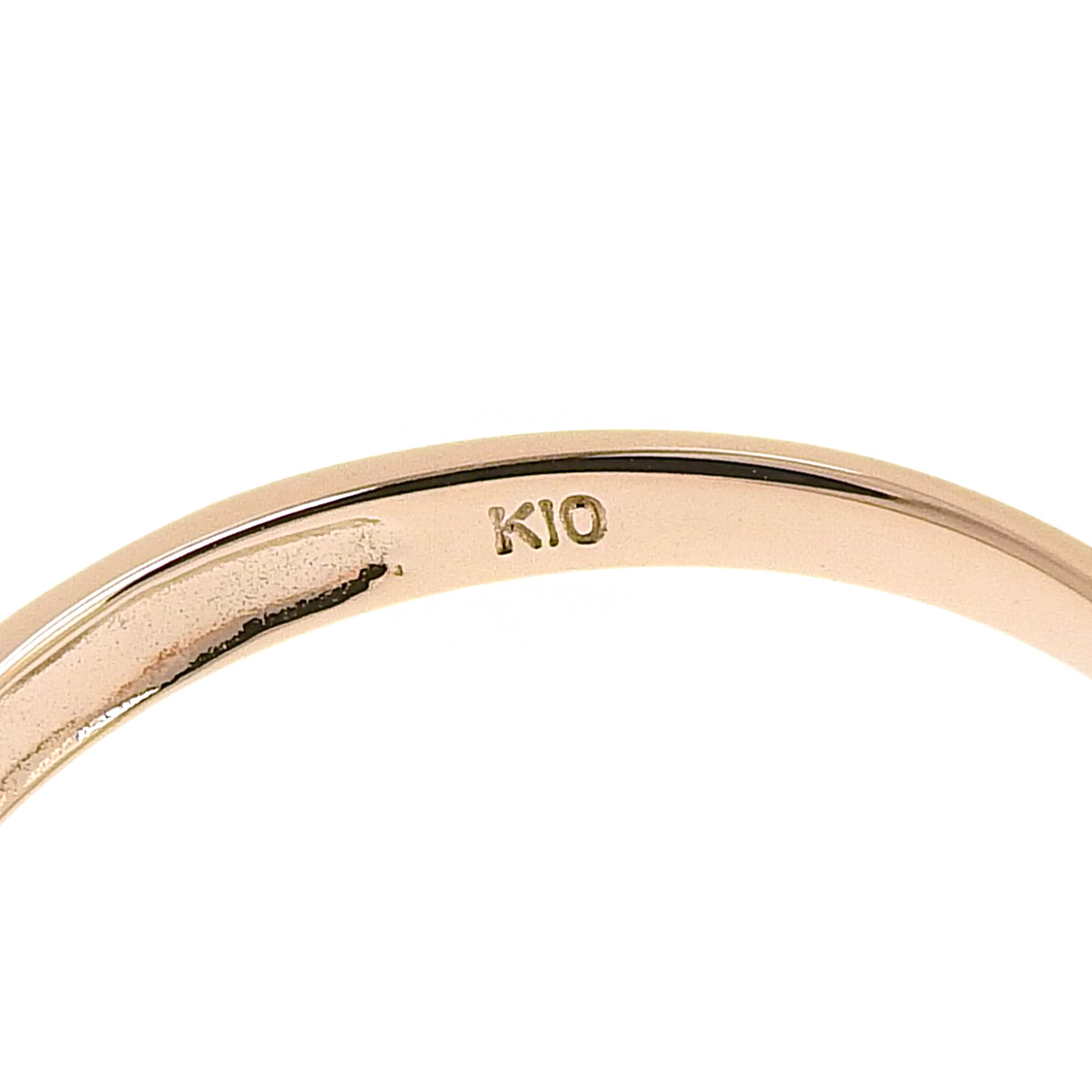 ダイヤモンド リング D0.10 K10PG 0.9g