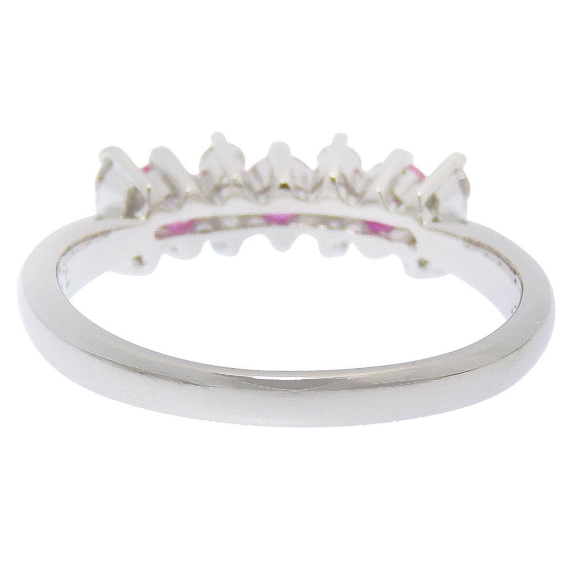 Ruby and diamond ring, R0.45/D0.21, platinum Pt900, 4.0g