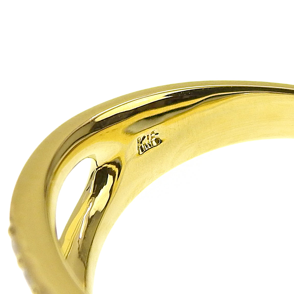 Diamond Ring D0.47 Yellow Gold K18YG 4.0g