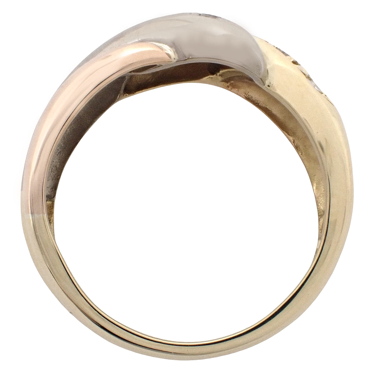 ダイヤモンドリング D0.33 K18YG WG PG 12(52)号 5.5g