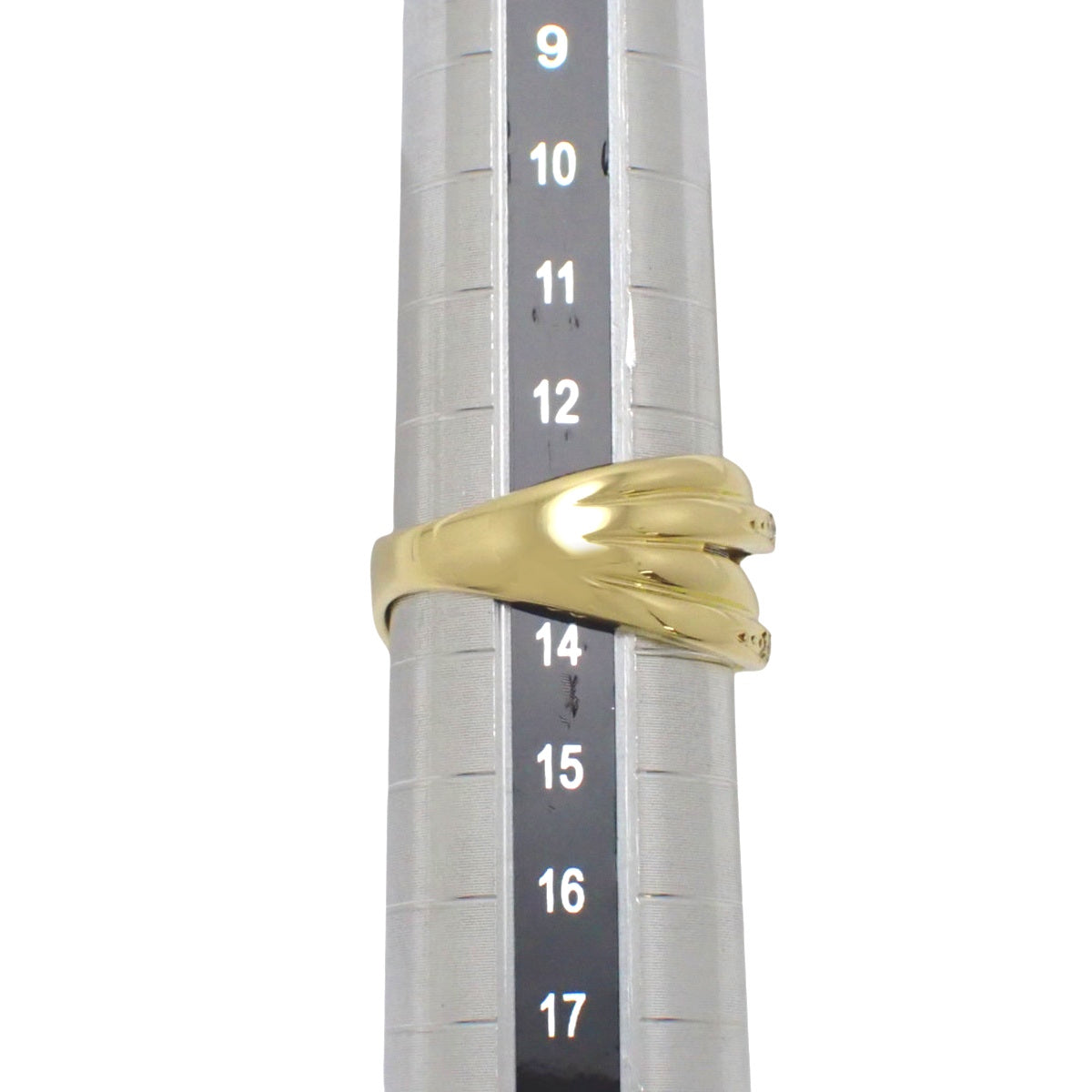 Diamond Ring D0.37 Yellow Gold K18YG Size 13(US) 5.8g