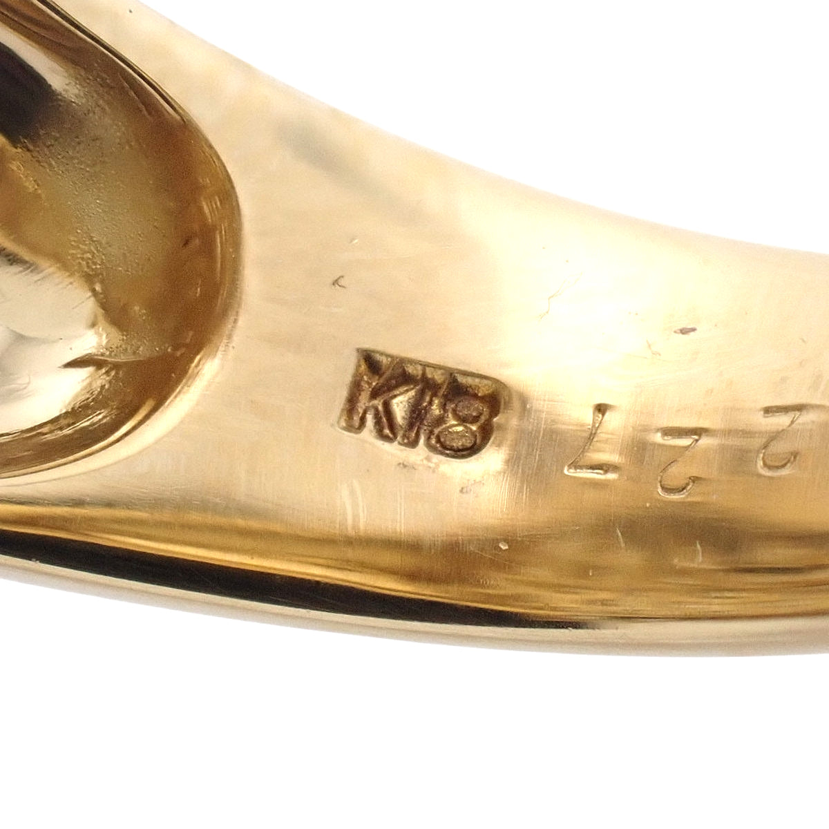 钻石戒指 D2.27 黄金 K18YG 12(52)号 9.6g