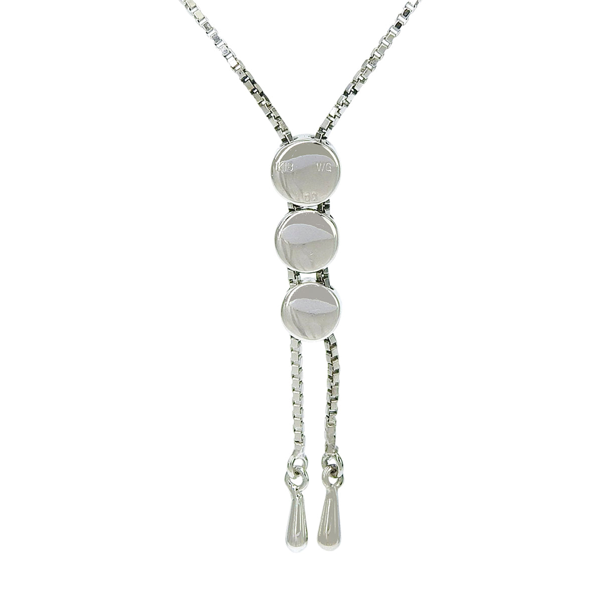 Diamond Necklace D1.00 White Gold K18WG 8.7g