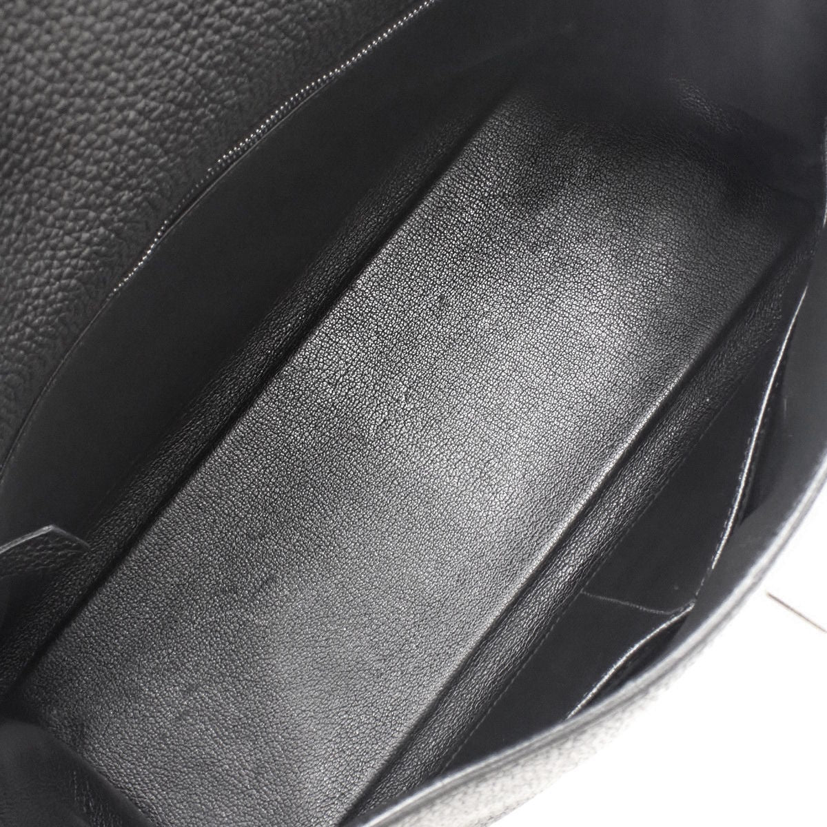 ケリー32 (内縫い) トゴ パラジウム金具 ブラック シルバー金具 □H刻印