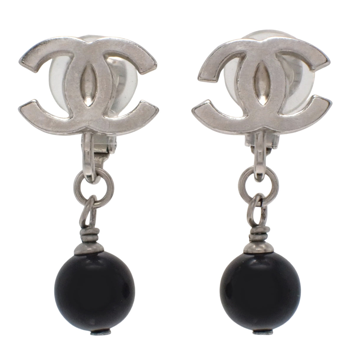 CC Mark Swing Ball Earrings Metal