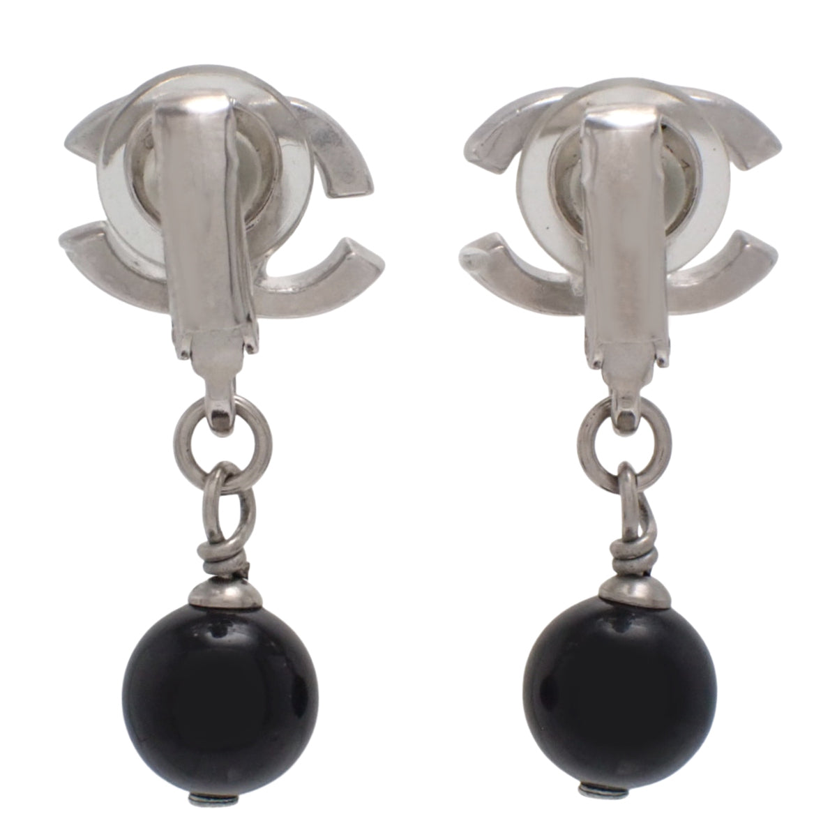 CC Mark Swing Ball Earrings Metal