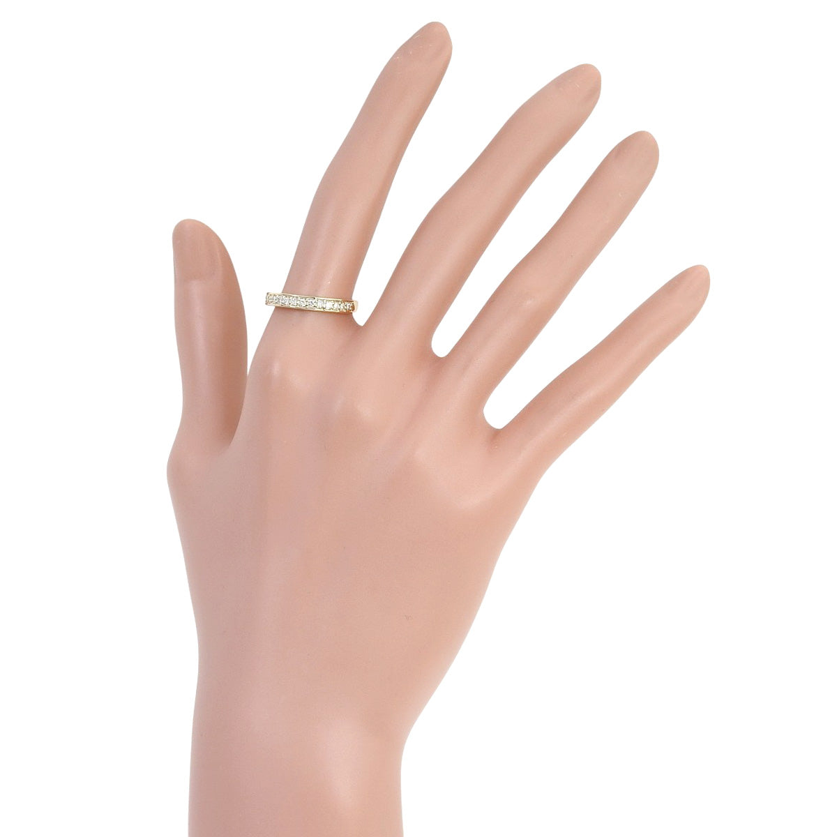 Diamond Ring D0.29 Yellow Gold K18YG 3.2g