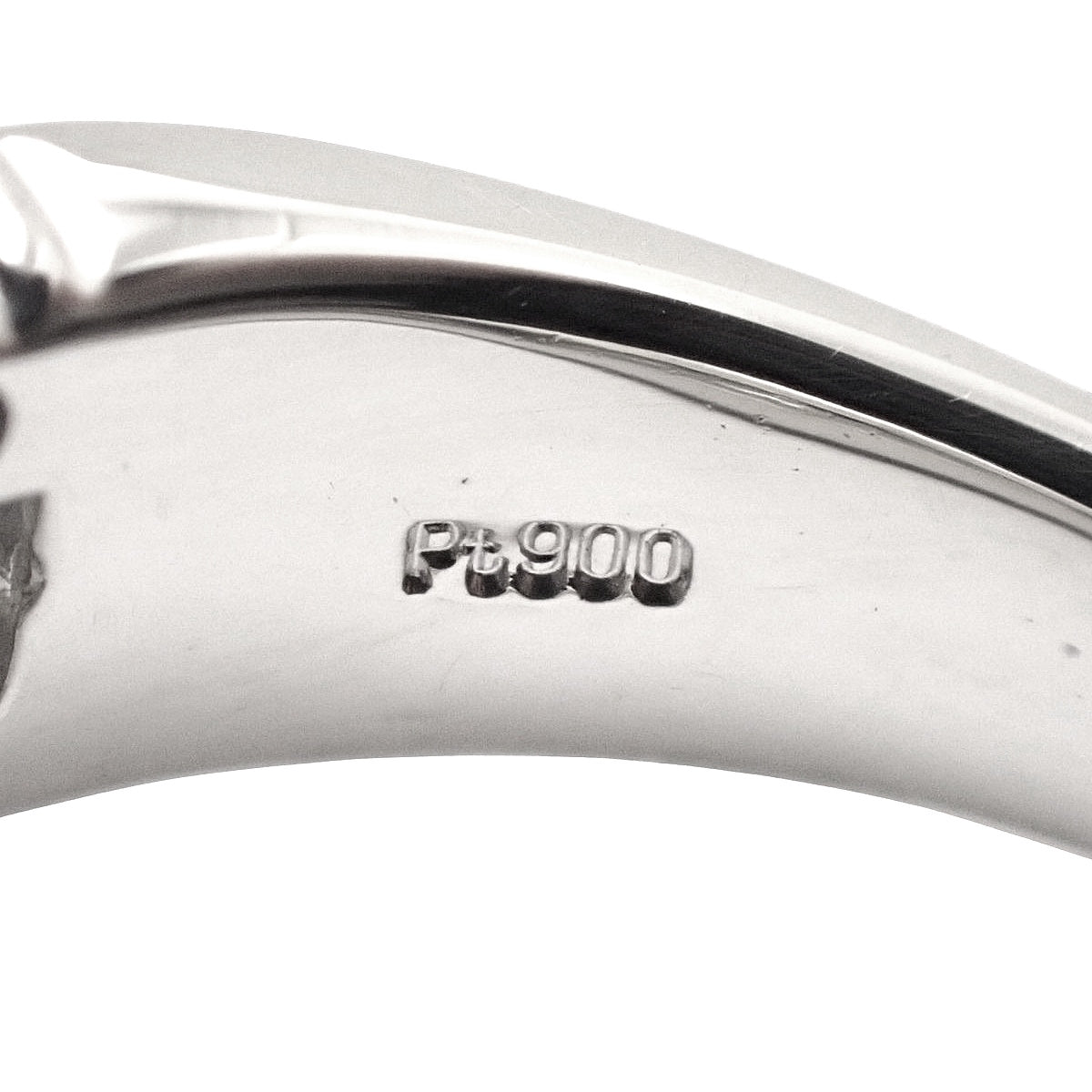 サファイア ダイヤモンド リング S1.07/D1.14 プラチナ Pt900 8.7g