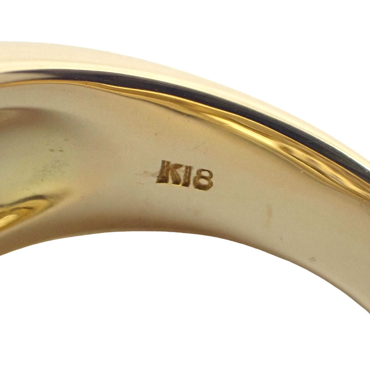 Diamond Ring D1.01 Yellow Gold K18YG 11.6g
