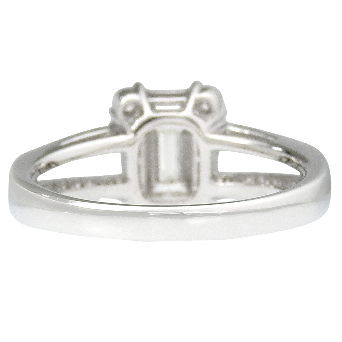Diamond ring D0.55,0.264 Platinum Pt900 Size 13 (53) 6.0g