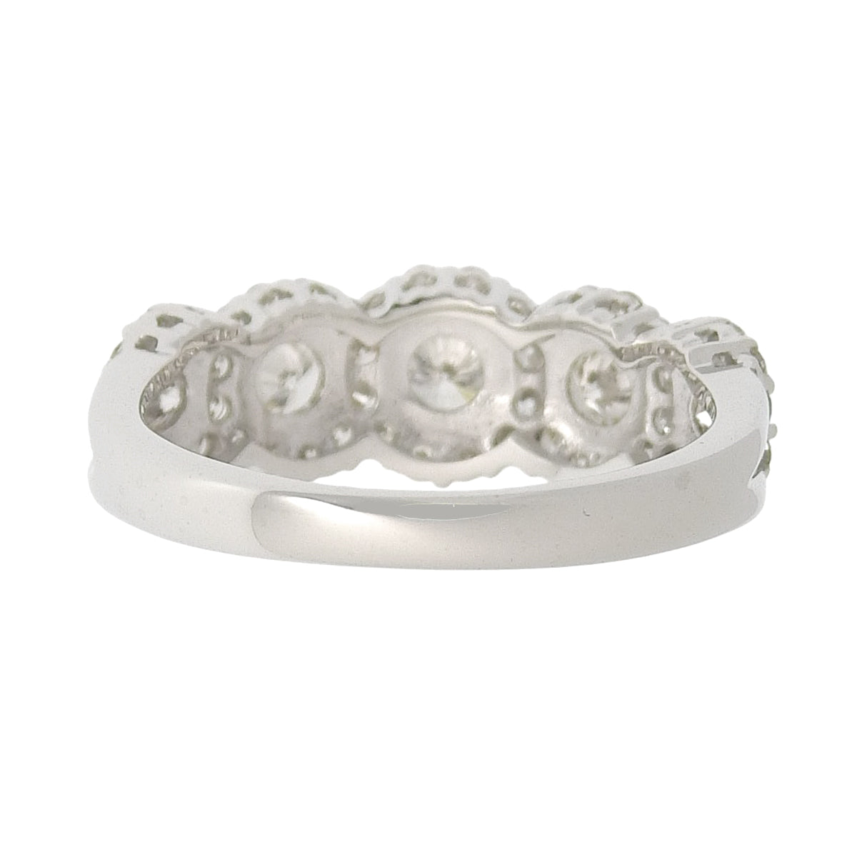 Diamond ring D1.00 white gold K18WG 3.6g
