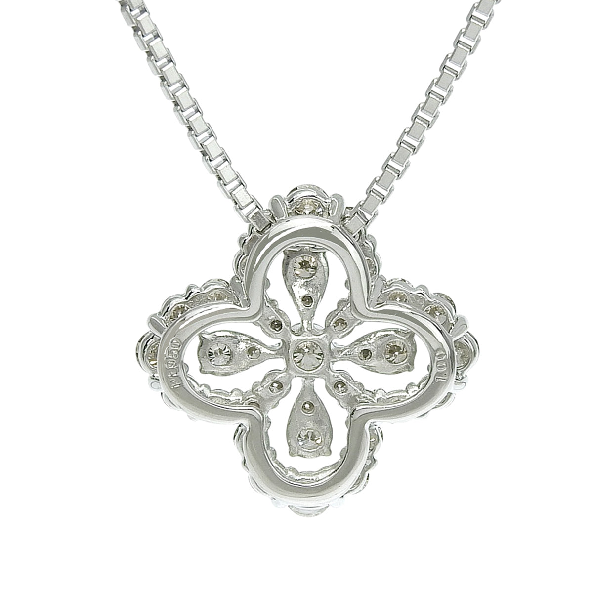 Diamond Necklace D1.00 Platinum Pt950 Platinum Pt850 8.6g