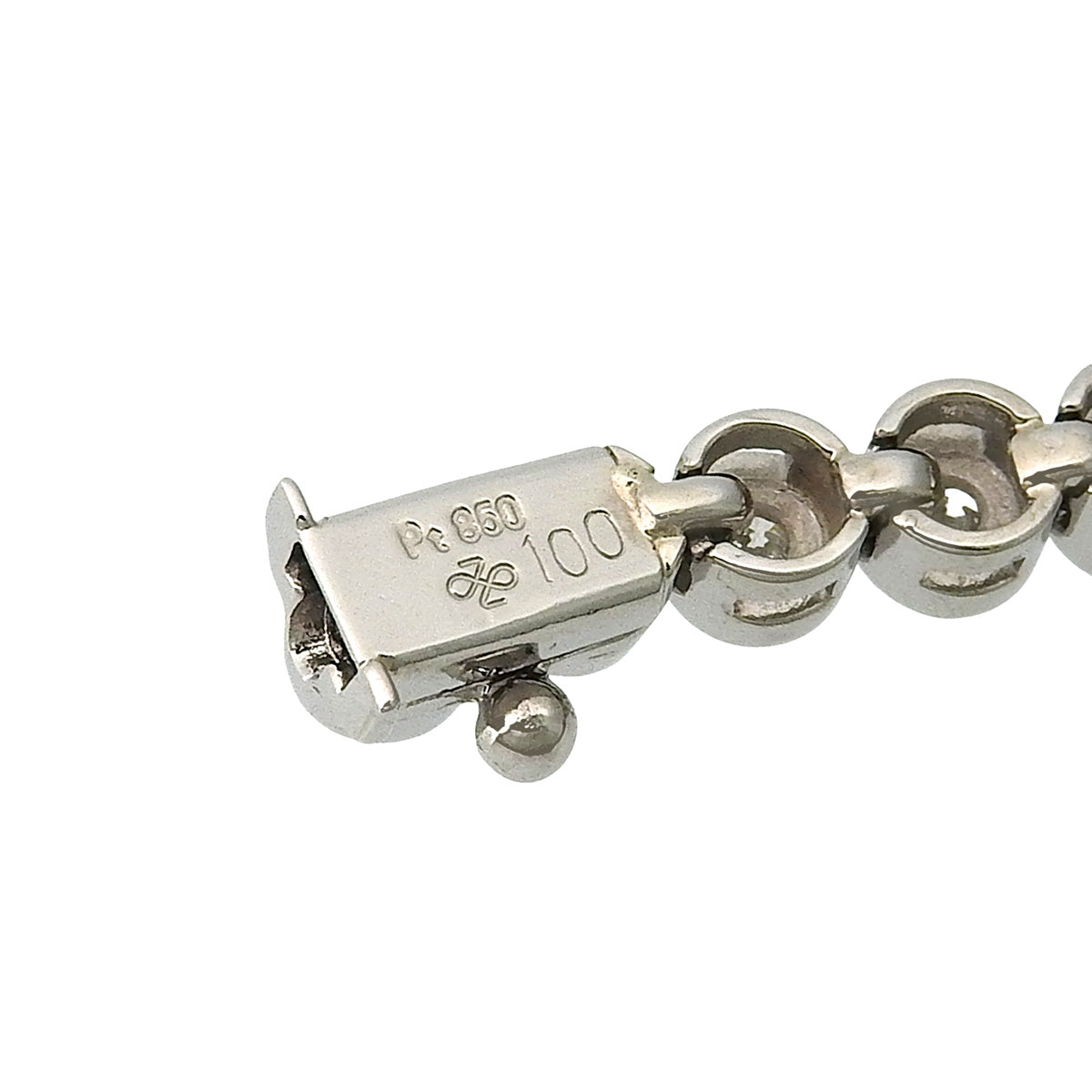 钻石网球手链 D1.00 铂金 Pt850 13.7g