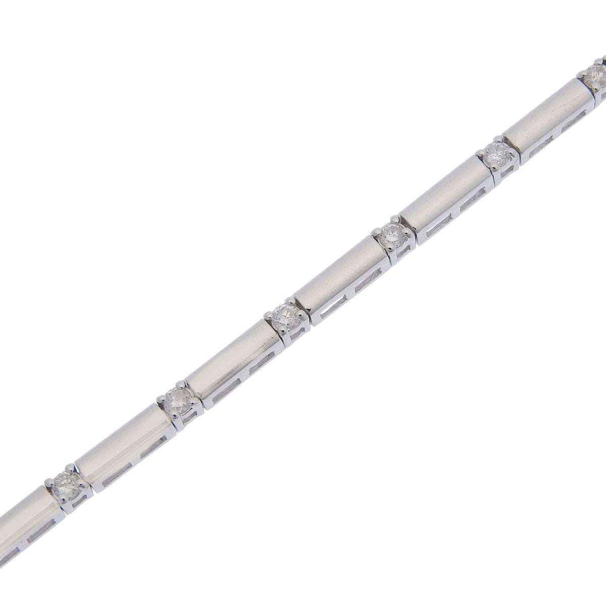 ダイヤモンド ブレスレット D0.50 ホワイトゴールド K18WG 7.8g