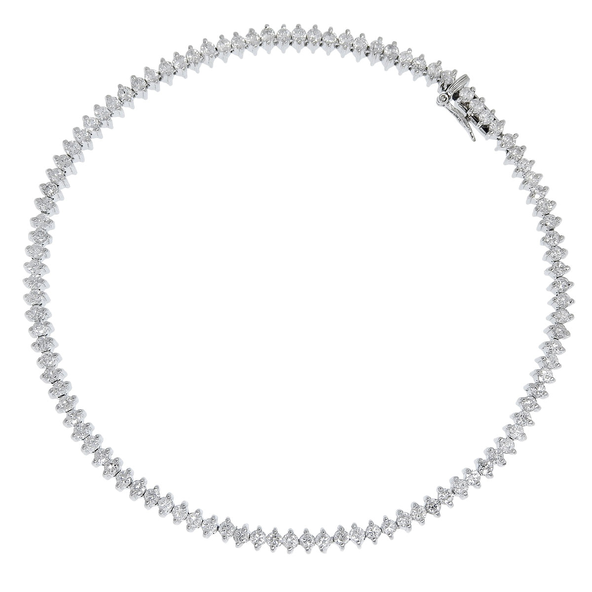 Tennis Bracelet D2.03 Platinum Pt900 12.3g