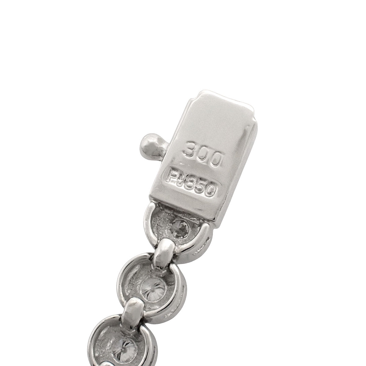 Tennis Diamond Necklace Platinum Pt850 29.2g