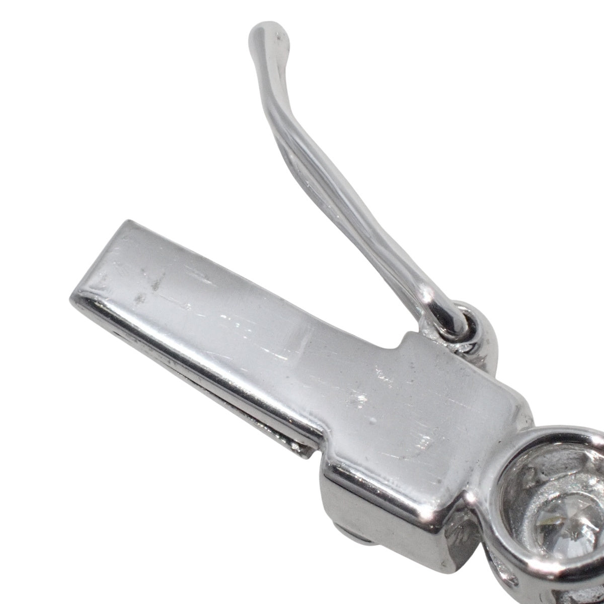 ダイヤモンド テニス ネックレス D3.50 ホワイトゴールド K18WG 19.0g