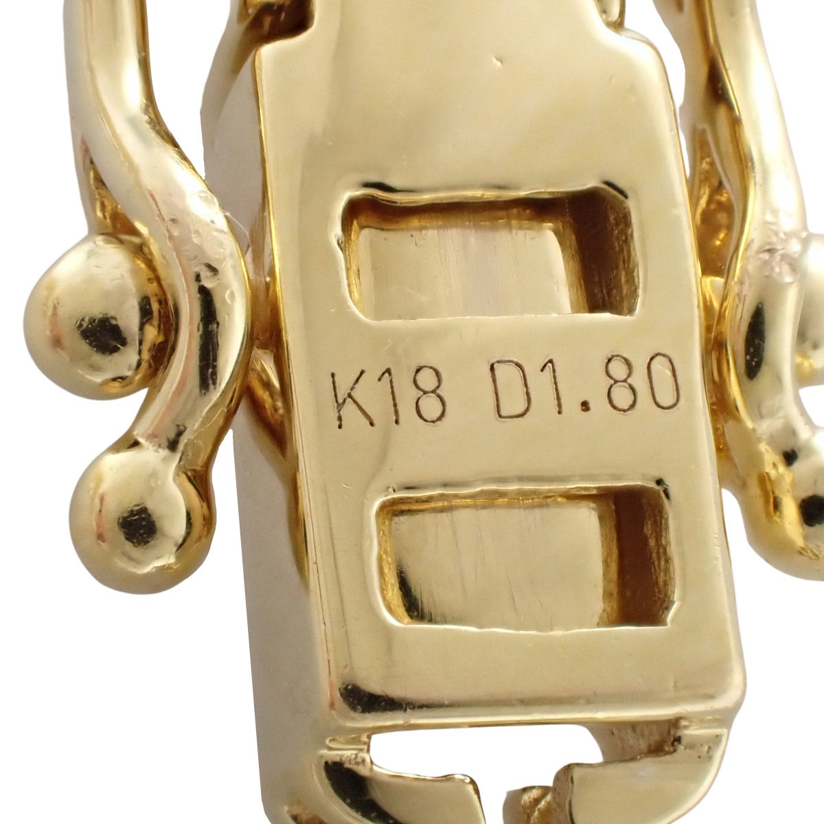 ダイヤモンド テニス ネックレス D1.80 イエローゴールド K18YG