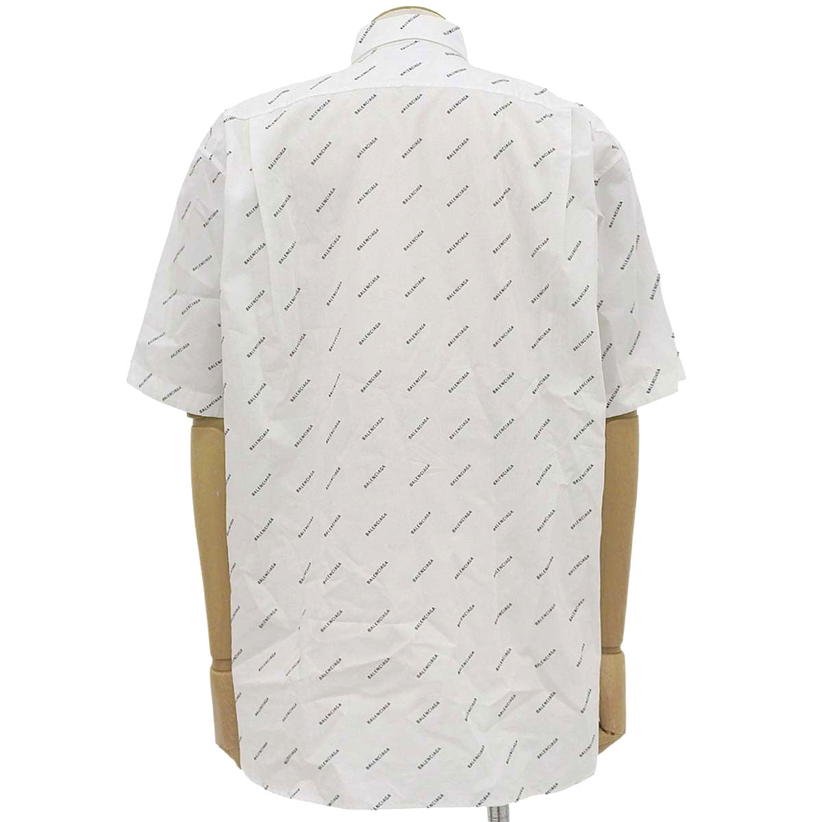 All-over logo print casual short-sleeved shirt 2018 size 37