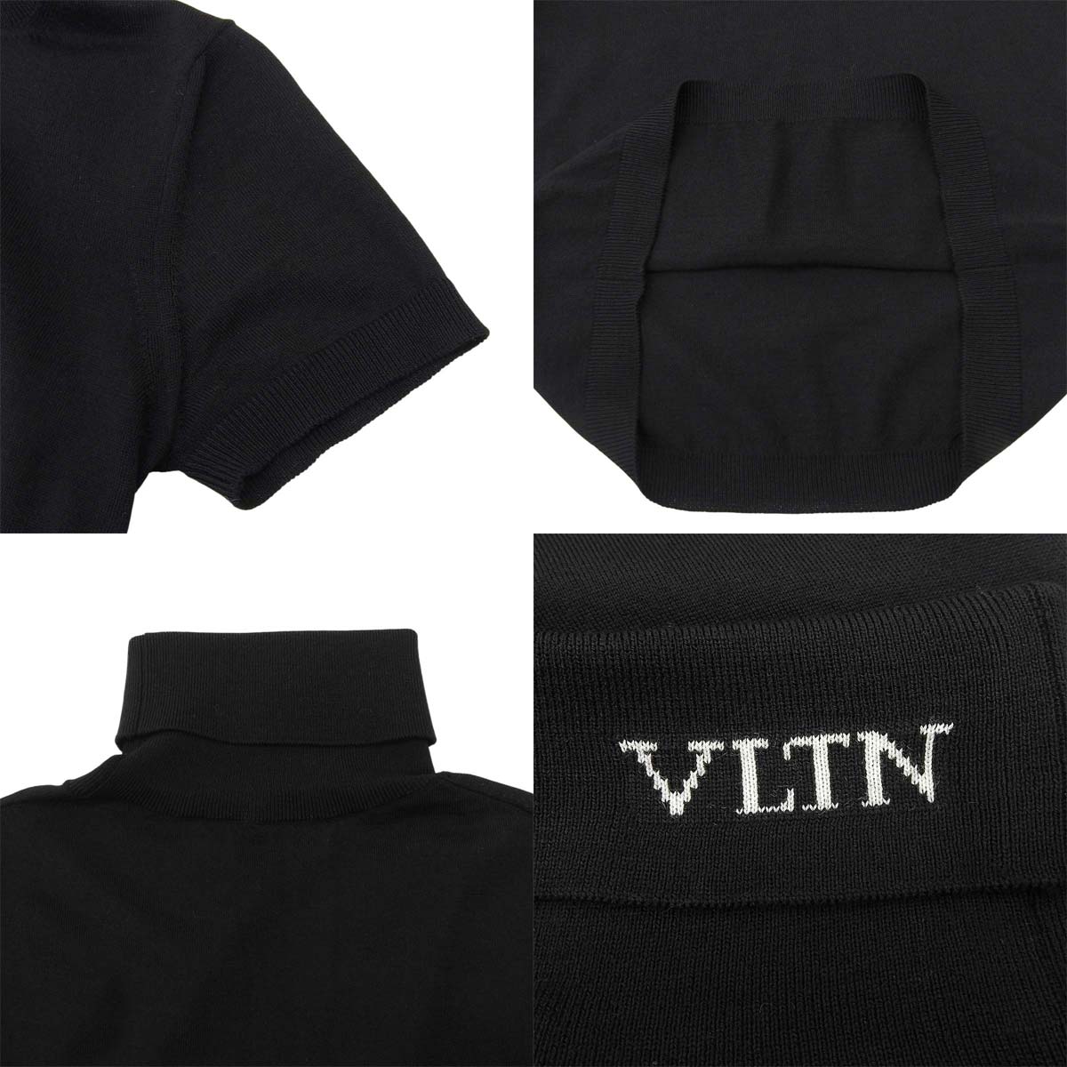 半袖 ロゴタートルネック XS