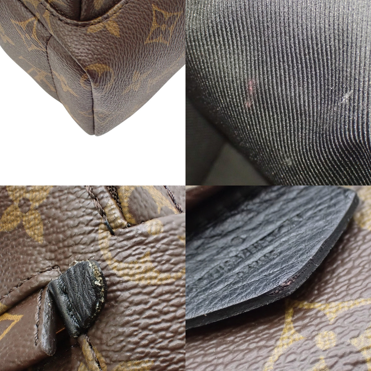 Monogram Palm Springs迷你背包,棕色,M41562