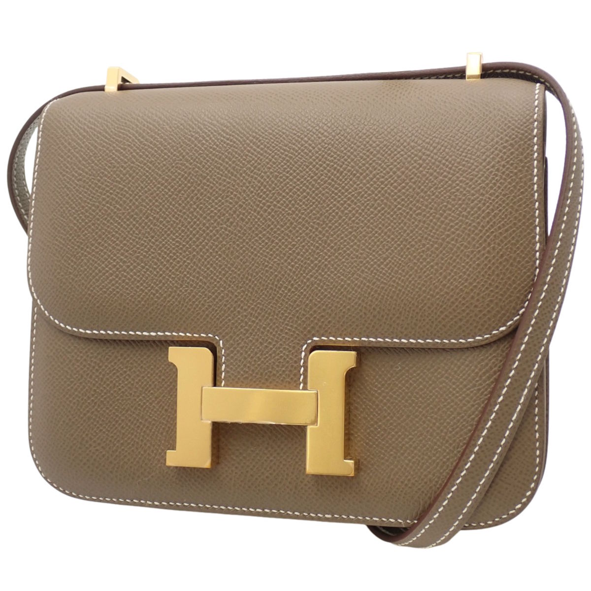 【未使用】コンスタンスミニ3 ミロワール ヴォーエプソン エトゥープ/エトープ ゴールド金具 B刻印