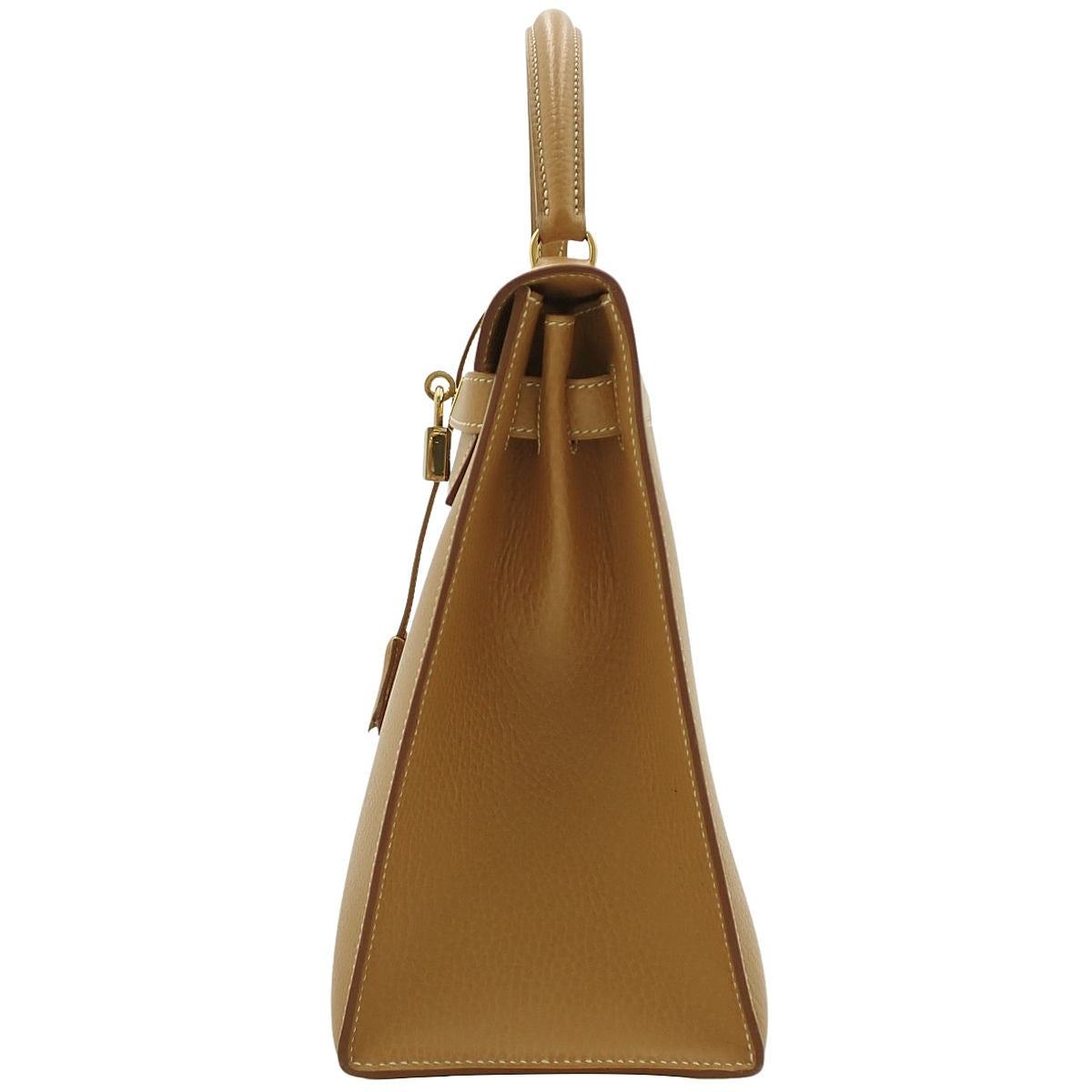 Kelly 32 (External Stitching) Ardennes Gold, Gold Hardware, 〇Z Stamp