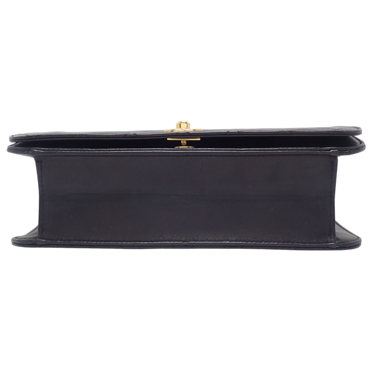 マトラッセ ココマーク チェーンショルダーバッグ ラムスキン ブラック A03668