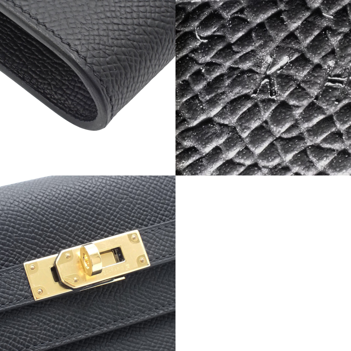 ケリートゥーゴー K刻印 ヴォーエプソン ブラック ゴールド金具