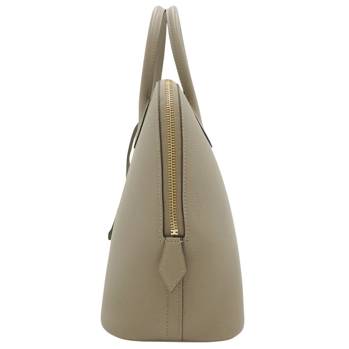 Bolide 1923 30 Evercolor Gris Asphalt 配金色五金件和 D 字印章