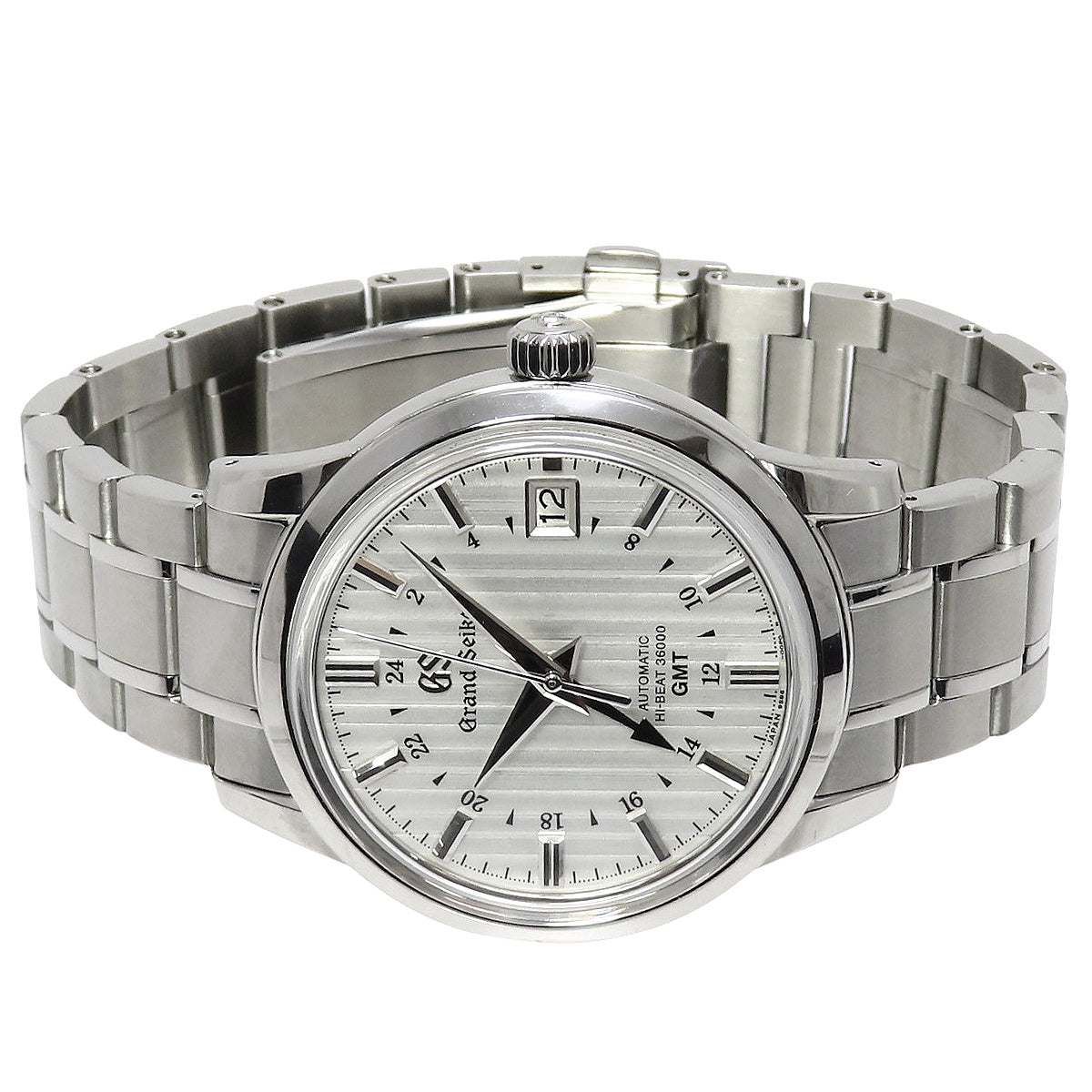 Mechanical Hi-Beat GMT SBGJ271 SS Silver Automatic Men's