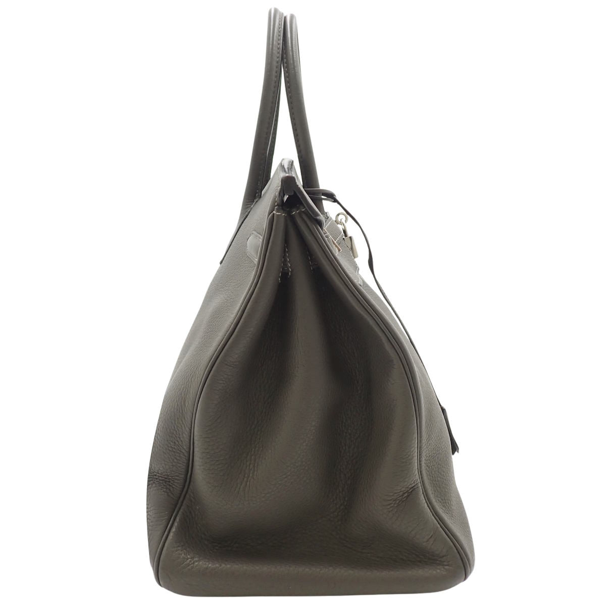 Birkin 40 Togo,钯金配件,石墨色饰面,K 字印记