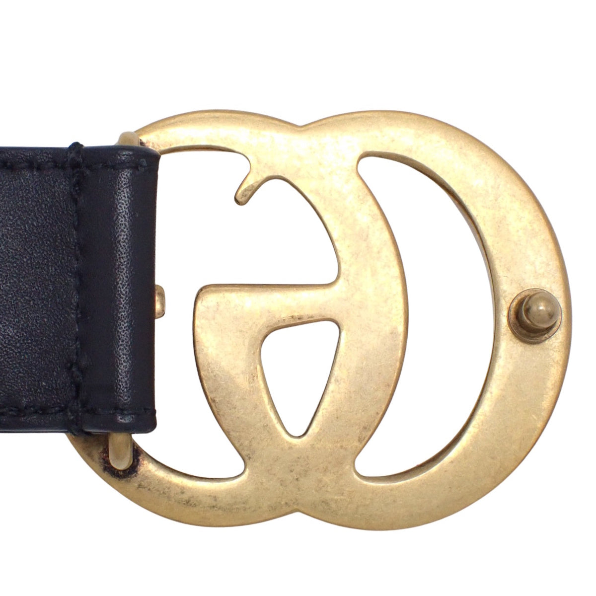 ダブルG バックル ベルト 75・30 レザー 414516