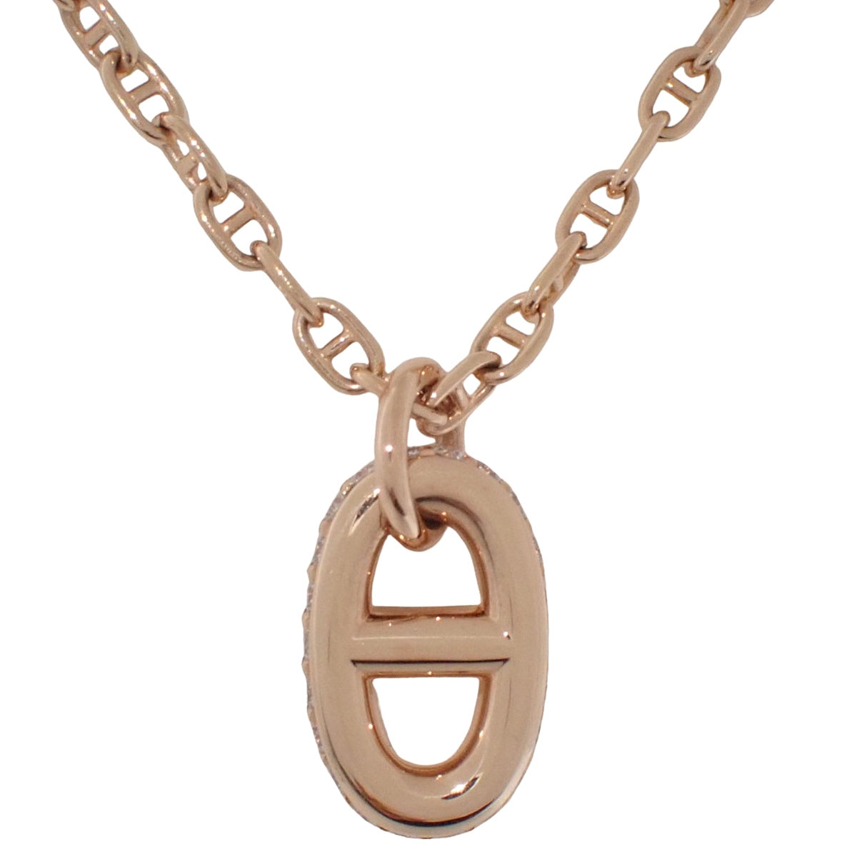 Farandole PM Diamond K18PG Chaine d'Ancre