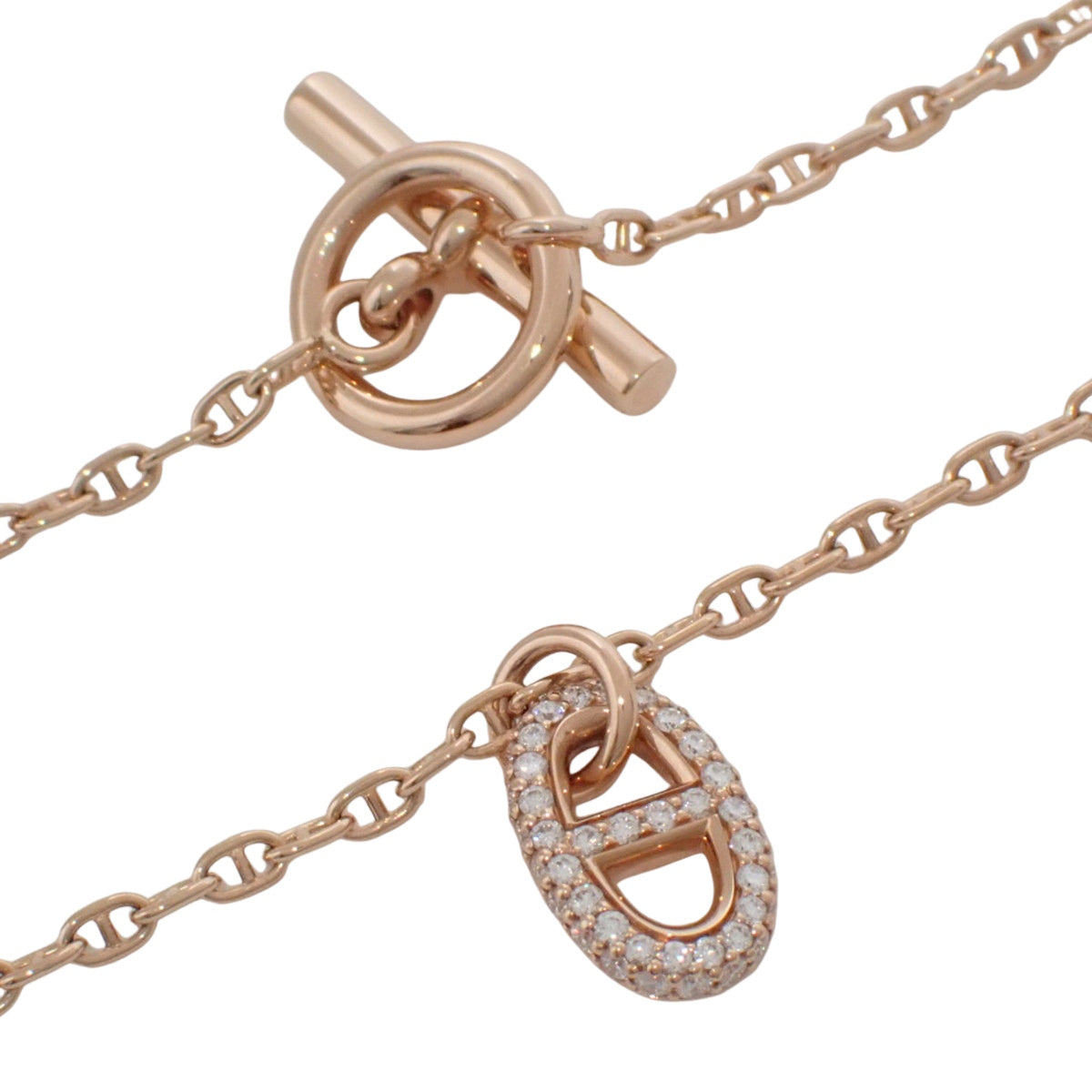 ファランドールPM ダイヤモンド K18PG シェーヌダンクル