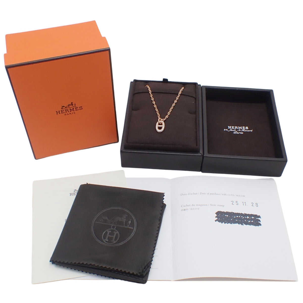 ファランドールPM ダイヤモンド K18PG シェーヌダンクル