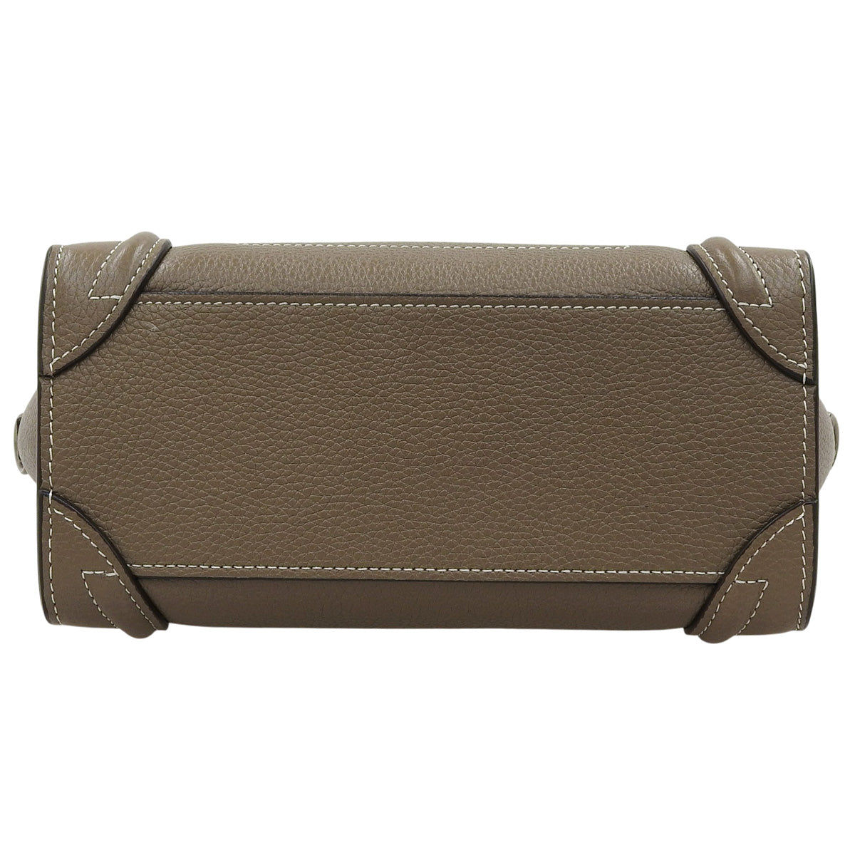 Luggage Nano Shopper in Drummed Calfskin, Slim Fit, 189243DRU.09SO