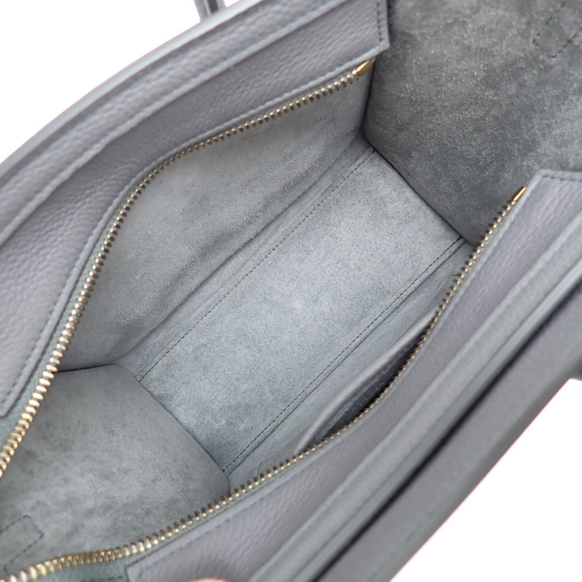 Luggage Nano Shopper 手提包,滚筒小牛皮材质,煤炭色,货号 189243AQL.10KL