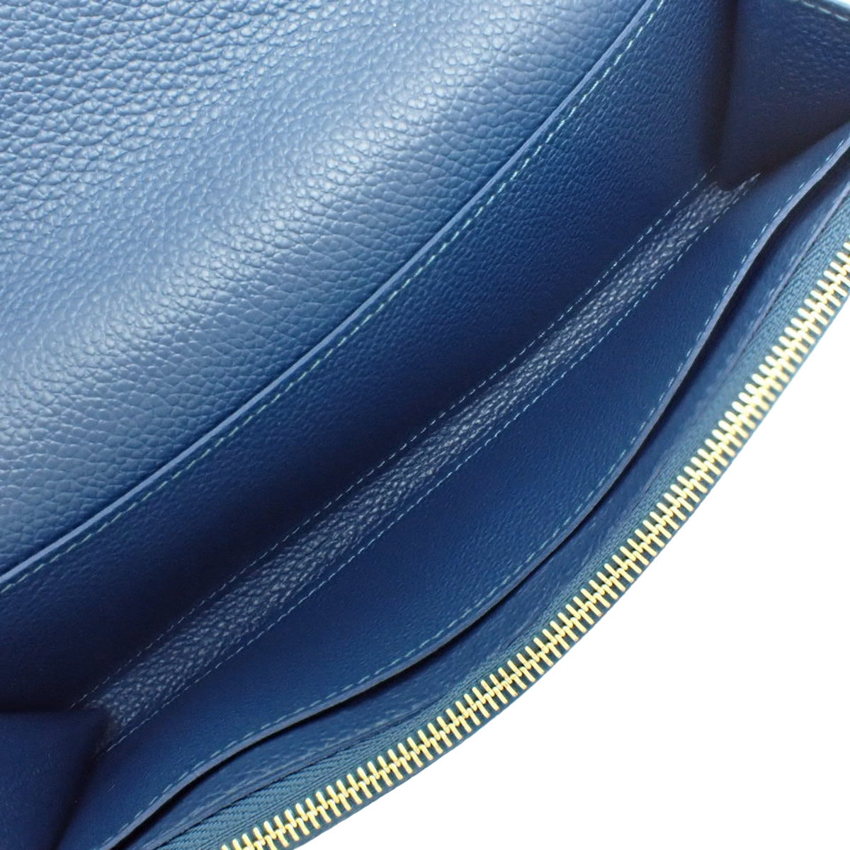 Monogram Empreinte Portefeuille Emilie Blue and White