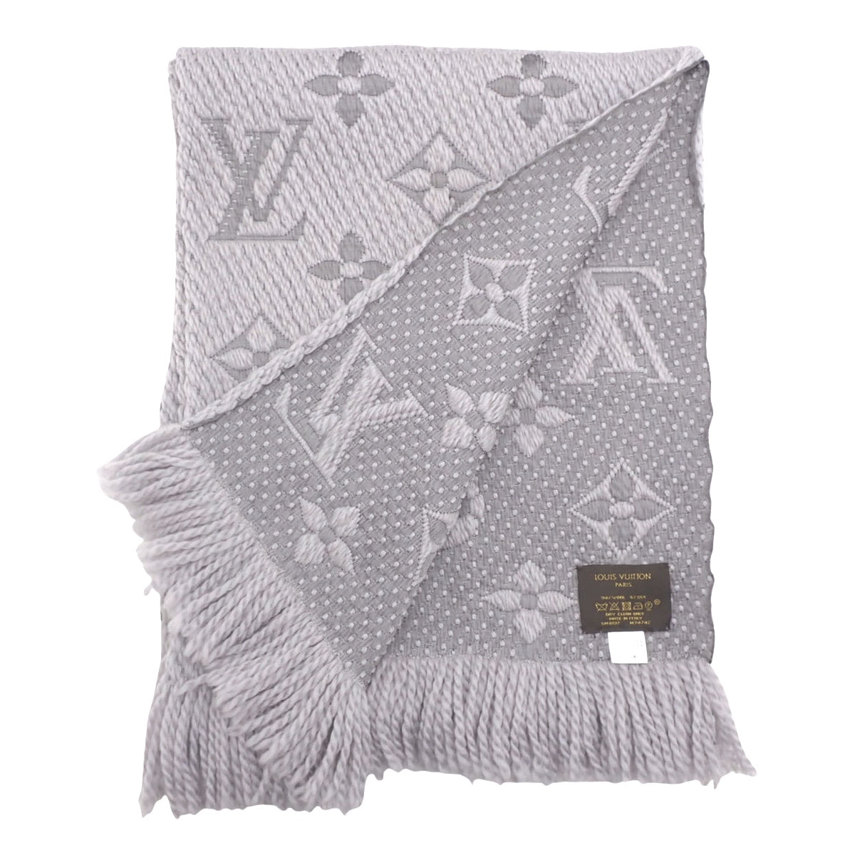 Echarpe Logomania 羊毛和丝绸 Griperle M74742