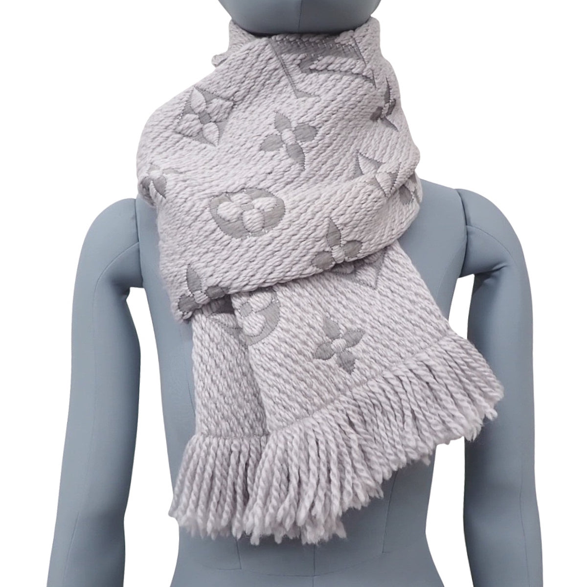 Echarpe Logomania 羊毛和丝绸 Griperle M74742