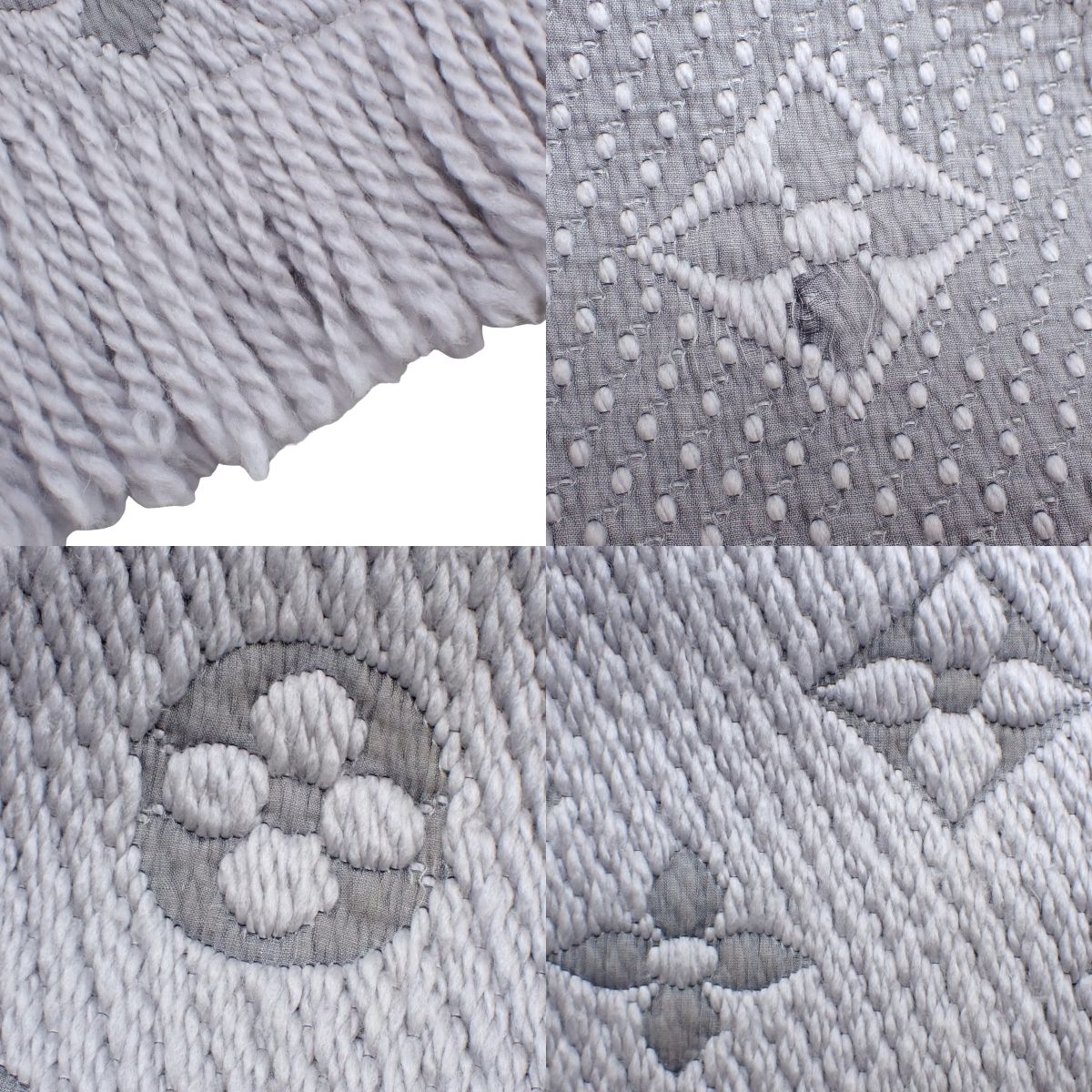 Echarpe Logomania 羊毛和丝绸 Griperle M74742