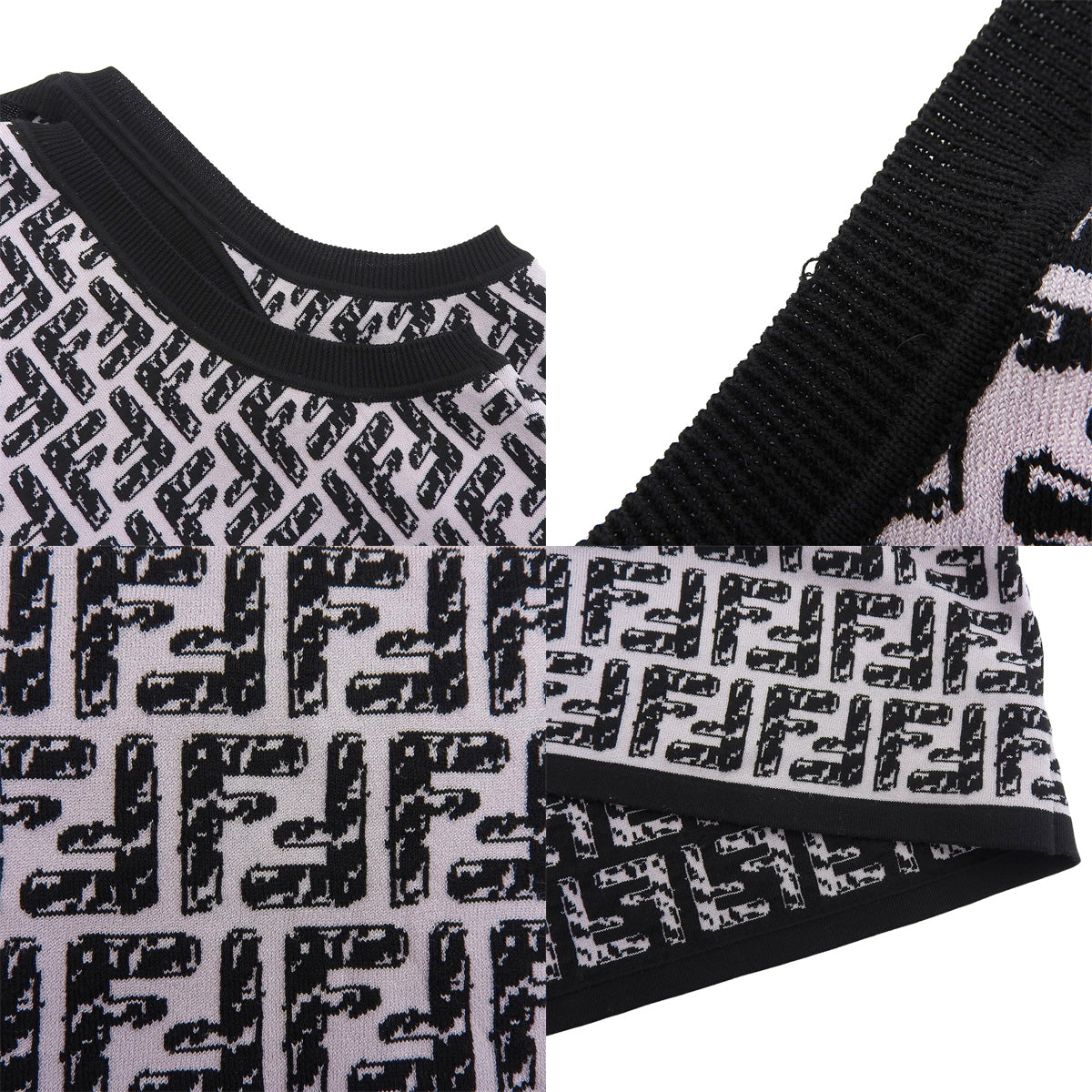 ニットミニワンピース 2020年 38 ズッカ柄