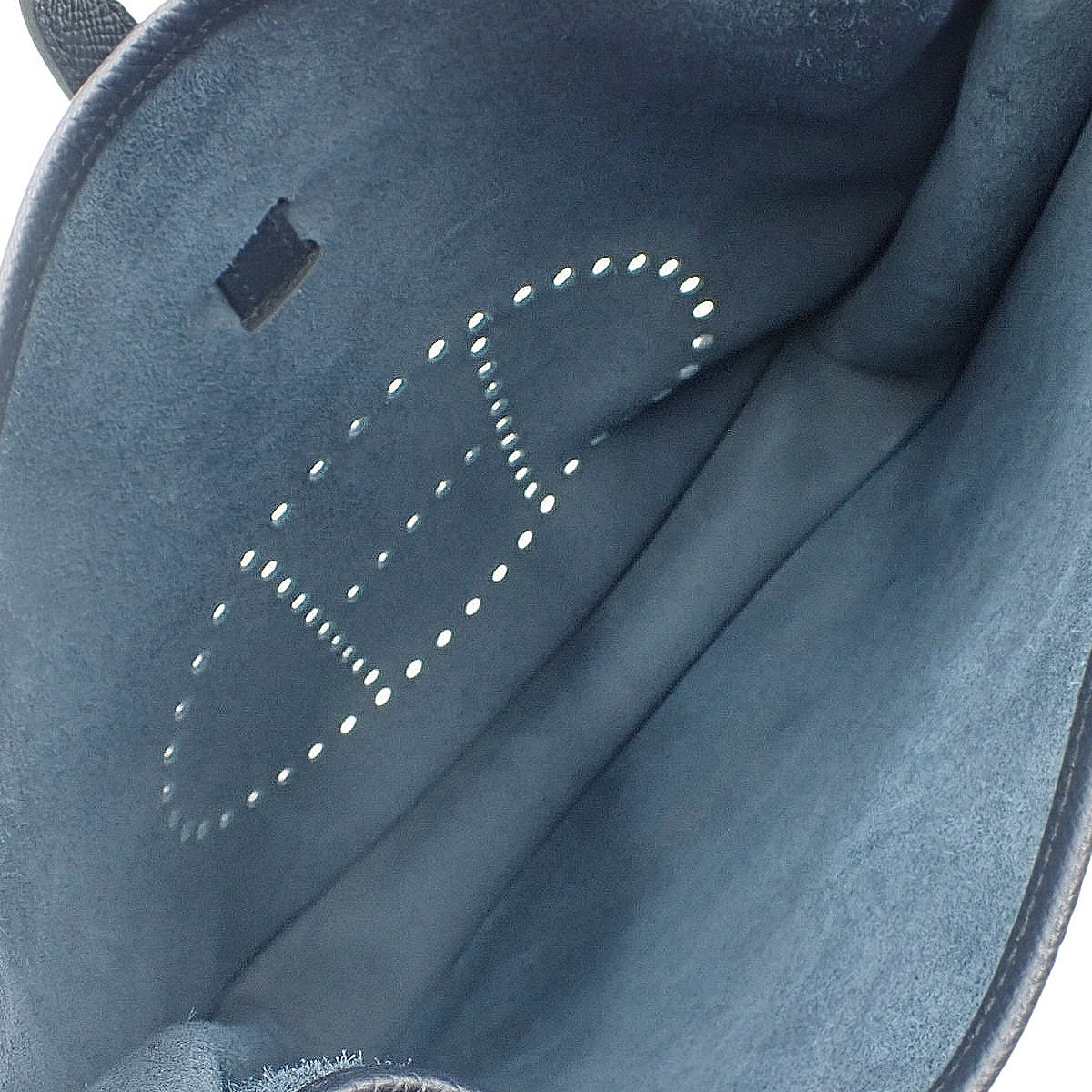 Evelyn Amazon PM, Epsom Leather, Navy Blue, Indigo, Silver Hardware, X Stamp