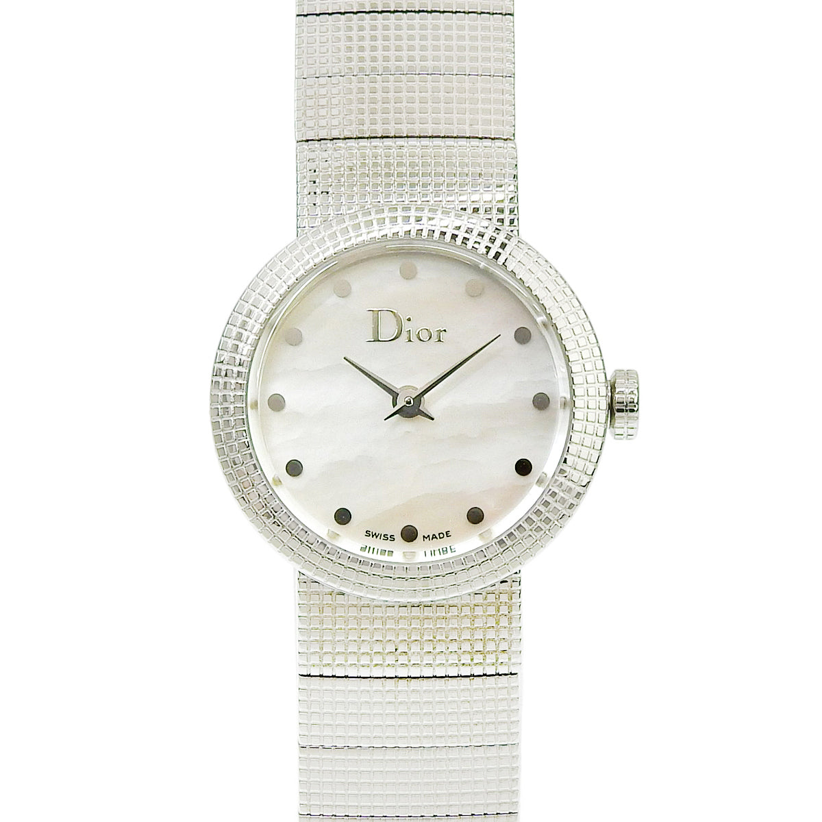 La Baby Dee CD041110 SS White Shell Dial Silver Quartz Ladies