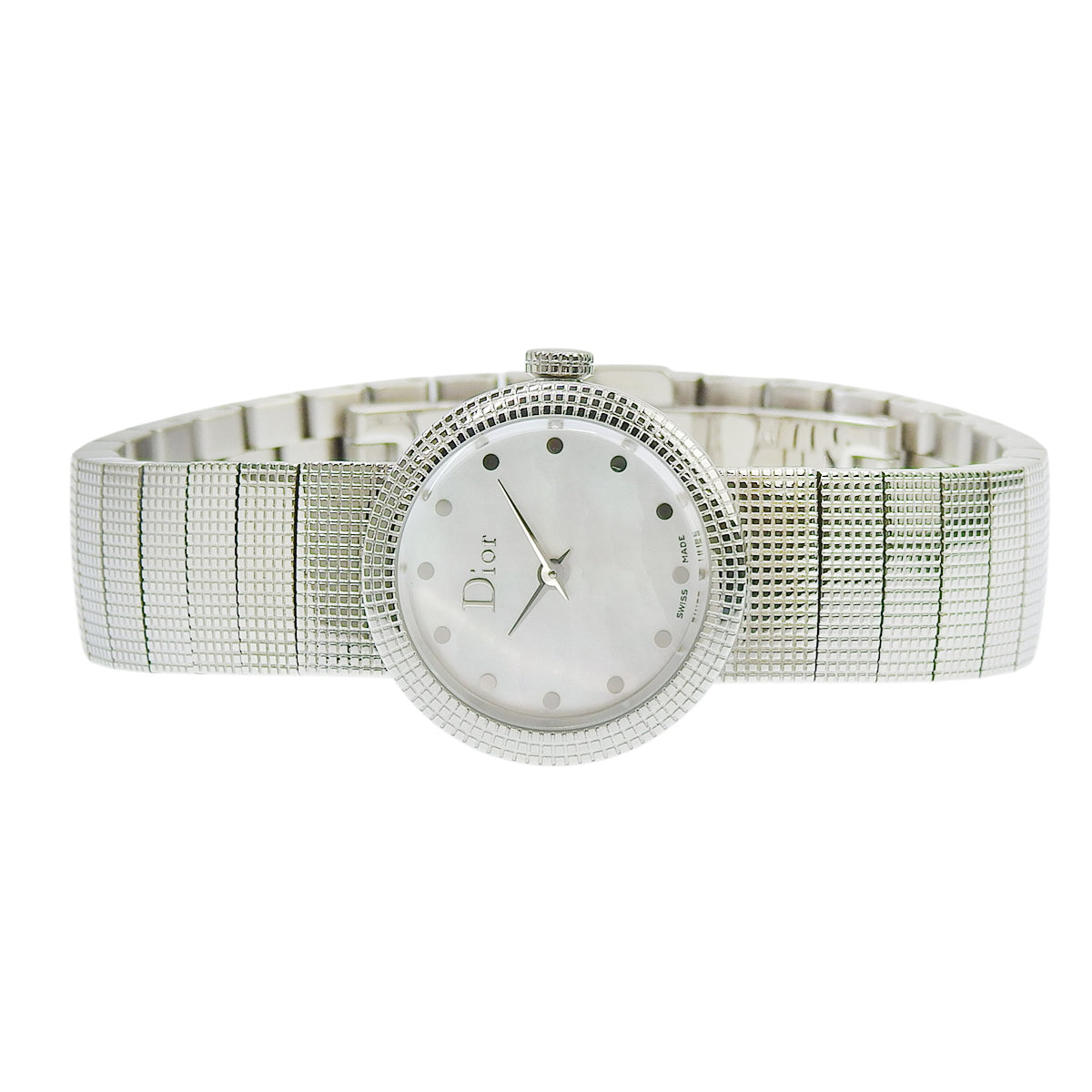 La Baby Dee CD041110 SS White Shell Dial Silver Quartz Ladies